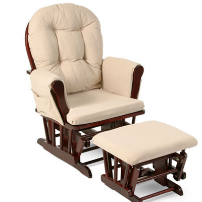 Solid Hardwood Glider Rocking Baby Chair